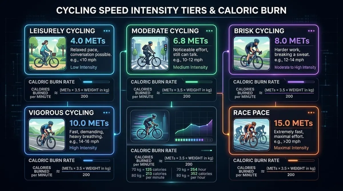 Cycling MET Intensity Diagram