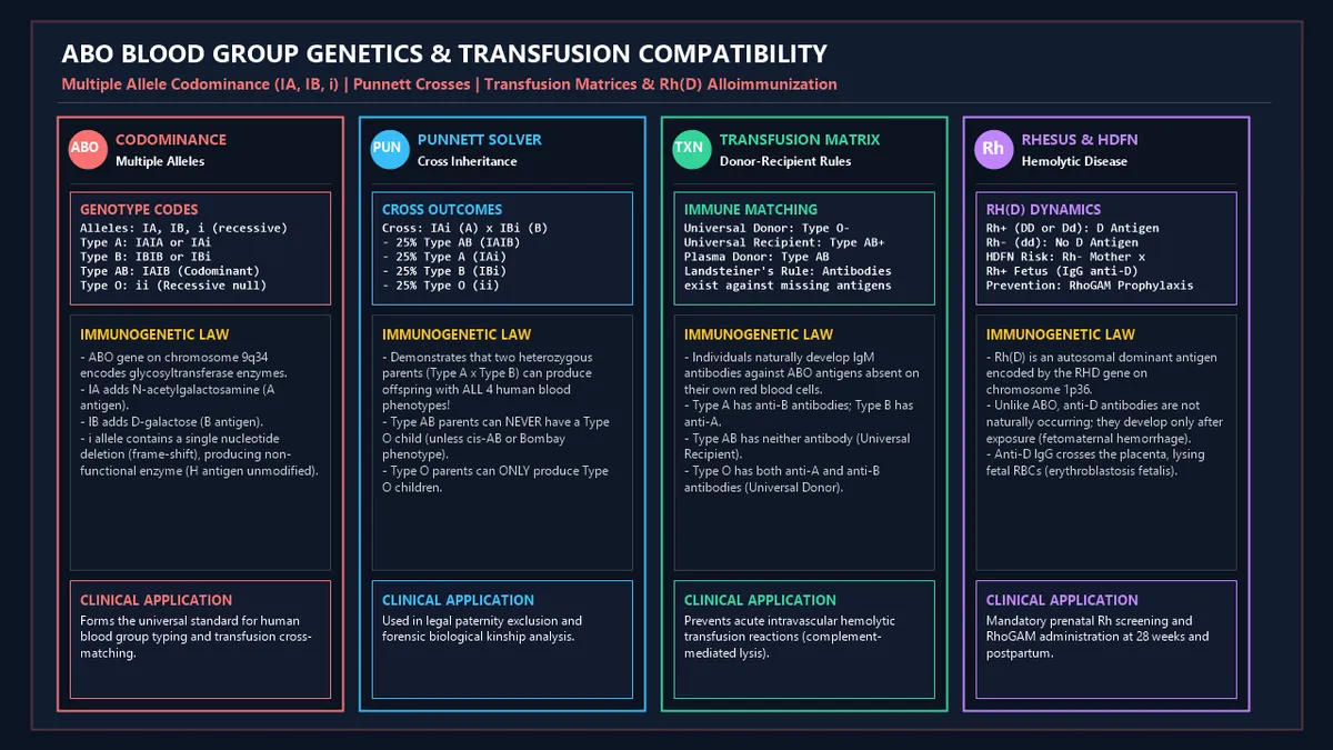 ABO Blood Group Genetics & Transfusion Compatibility