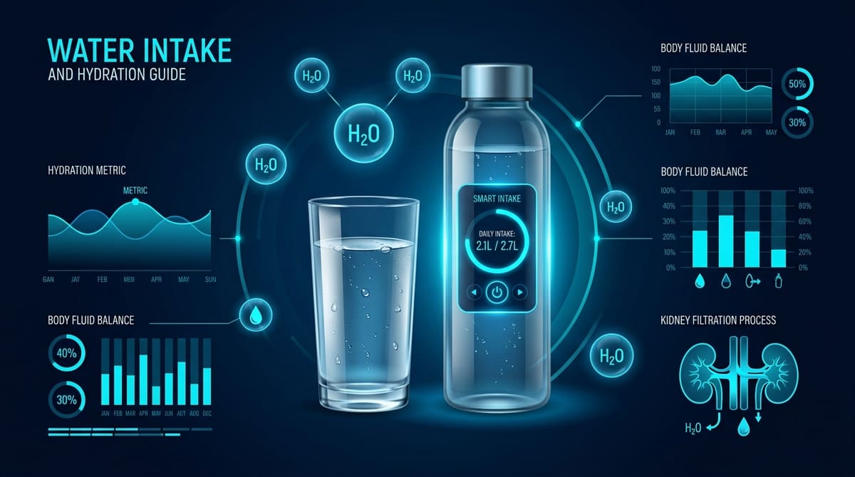 How Much Water to Drink a Day Calculator: Formulas, Weight Charts & Daily Hydration Guide