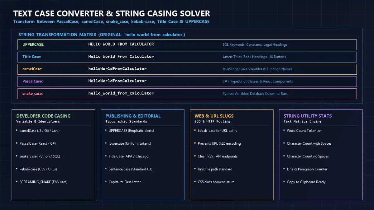 Text Case Converter Infographic