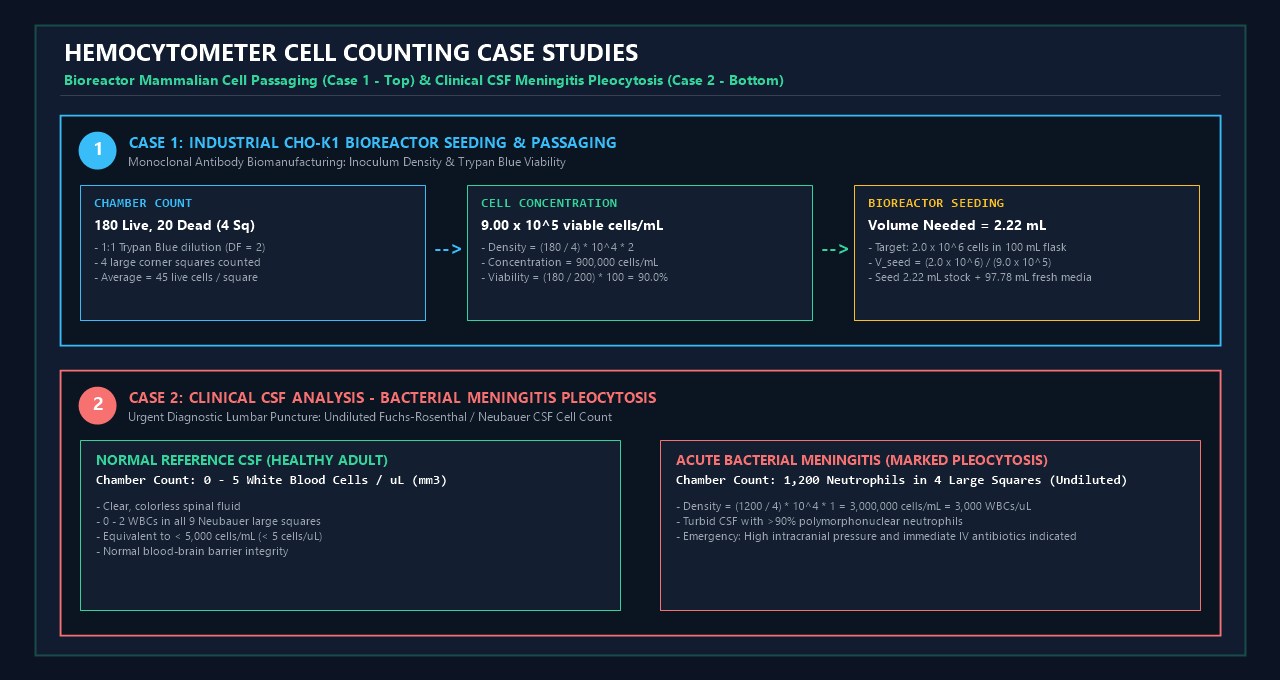 Hemocytometer Cell Counting Case Studies