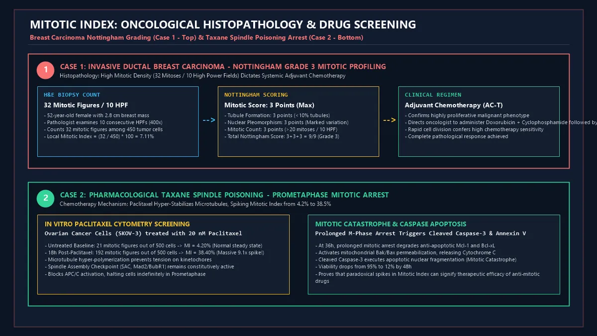 Mitotic Index Clinical and Experimental Case Studies