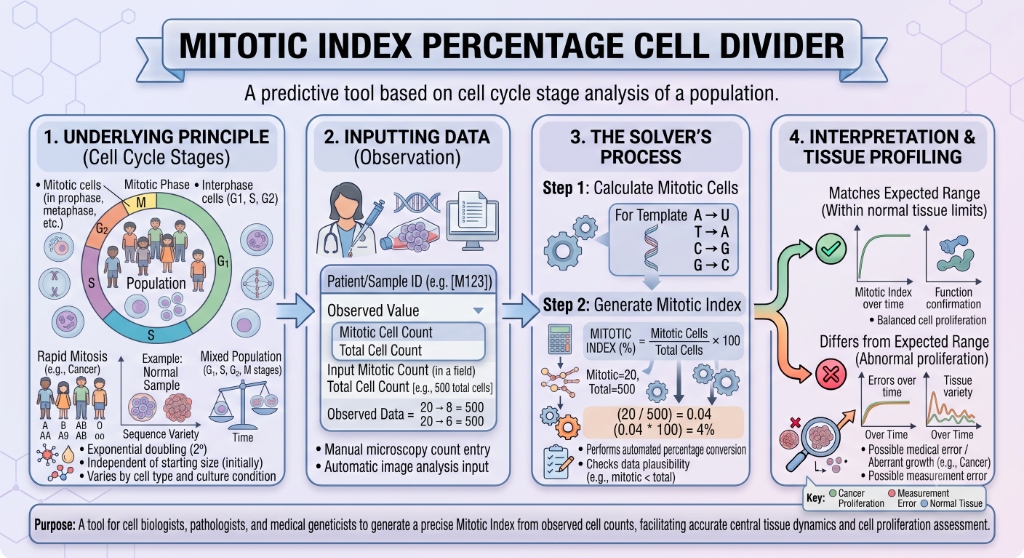 Mitotic Index Percentage Cell Divider