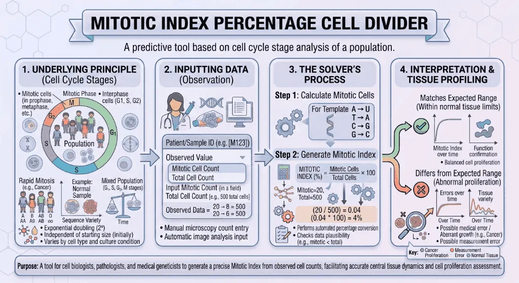 Mitotic Cell Division Index Calculator