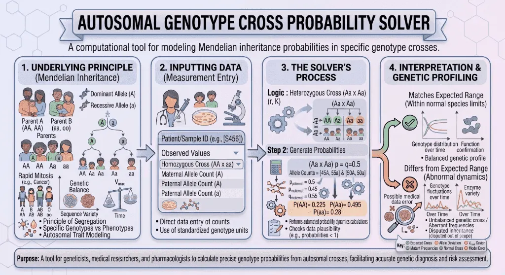 Autosomal Genotype Cross Probability Solver