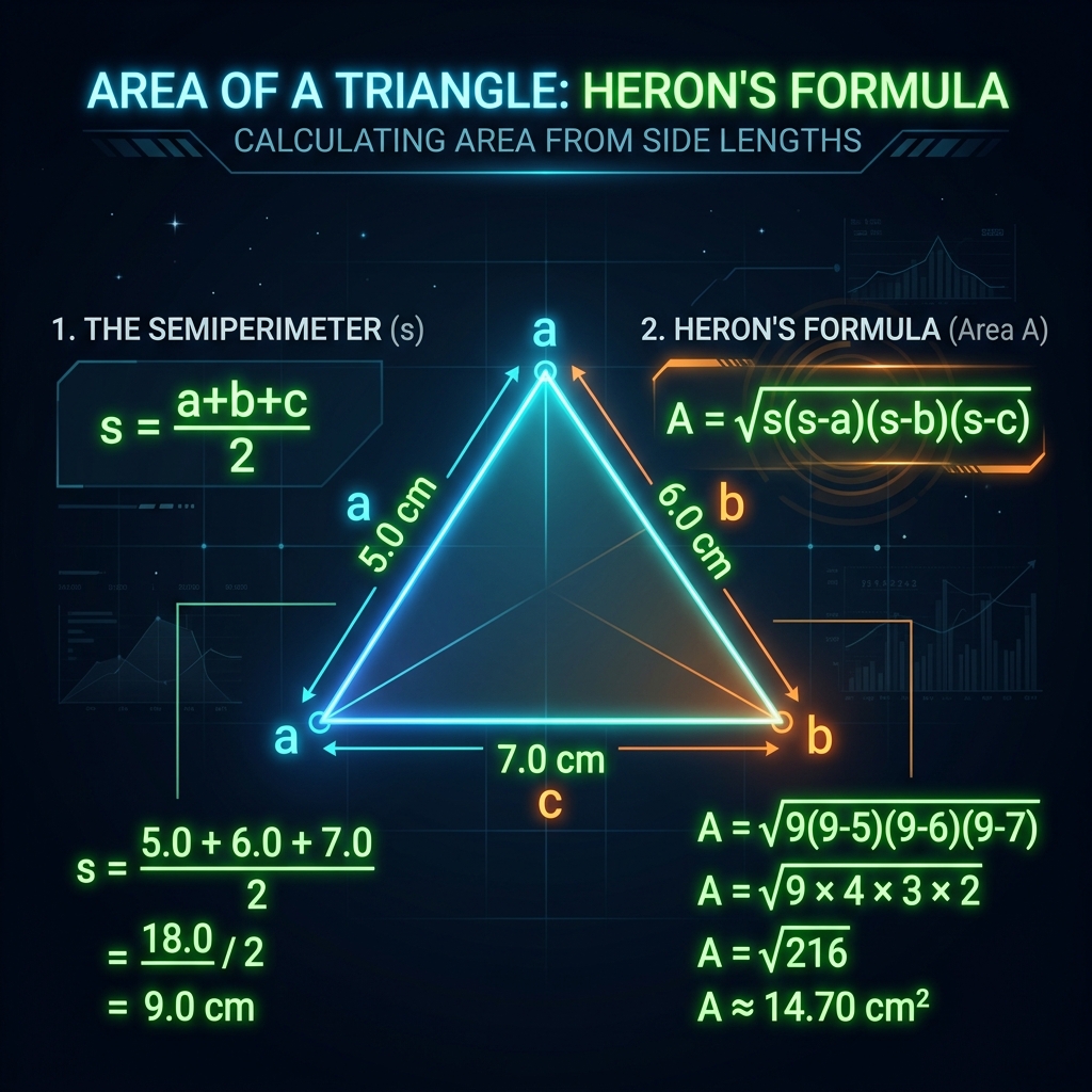 Heron's Formula Infographic