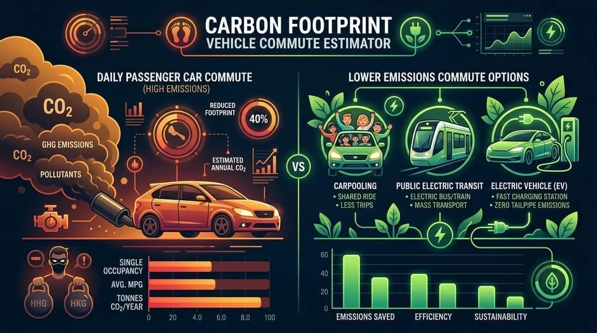 Carbon Footprint Vehicle Commute Estimator Overview