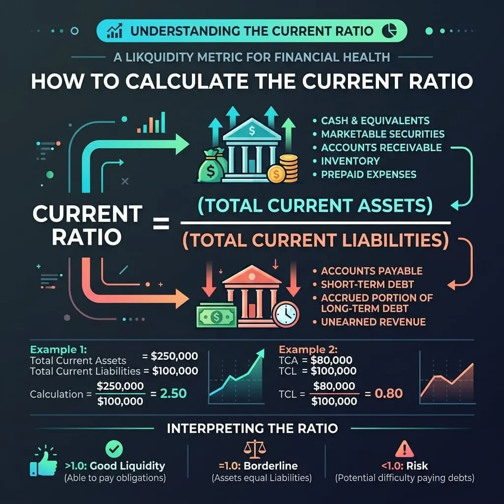 Current Ratio Infographic