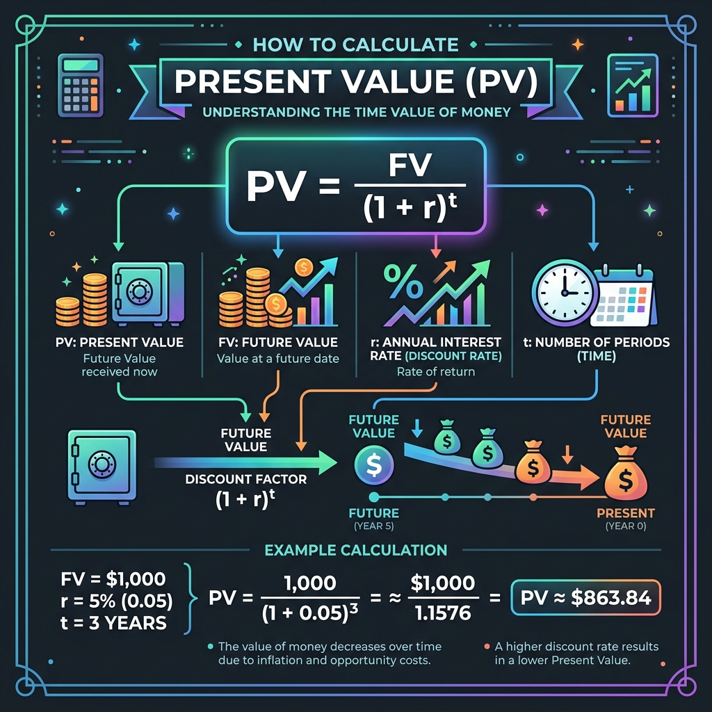 Present Value Infographic