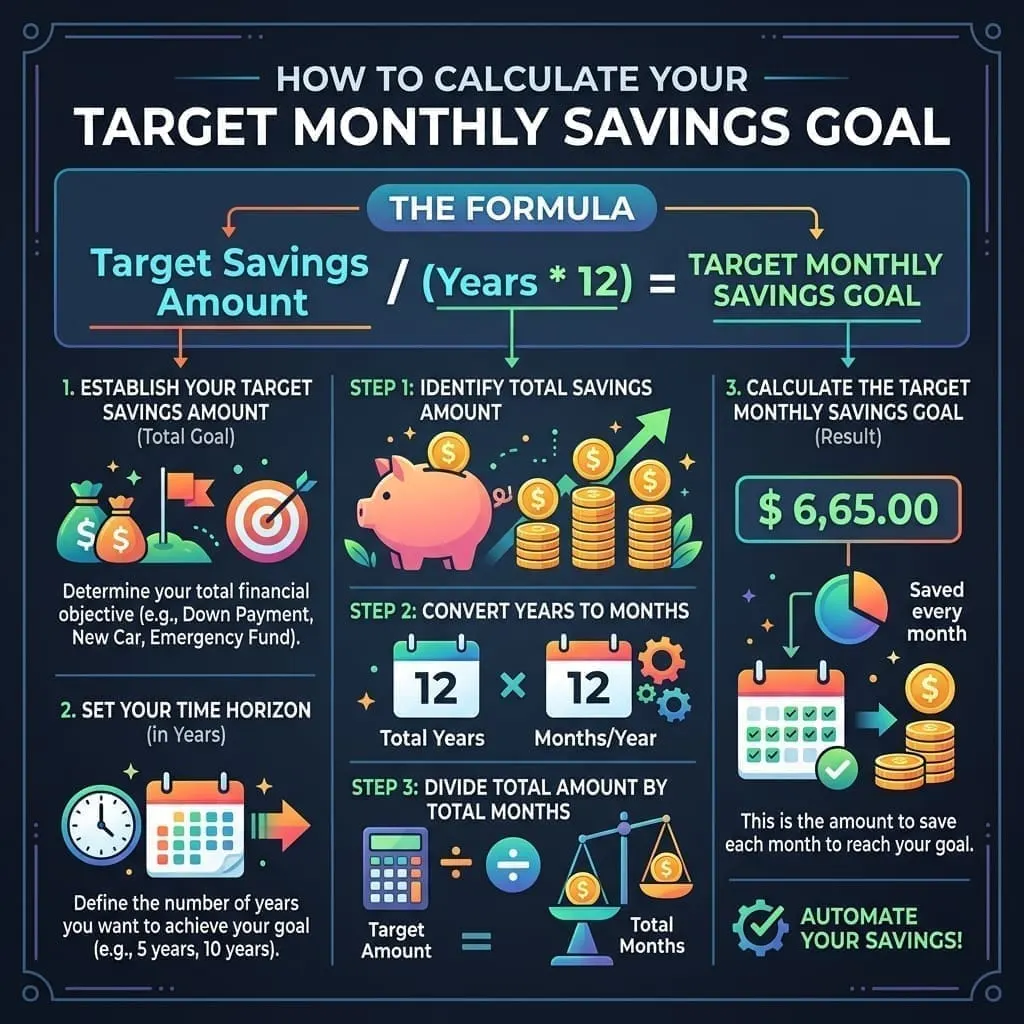 Savings Goal Infographic