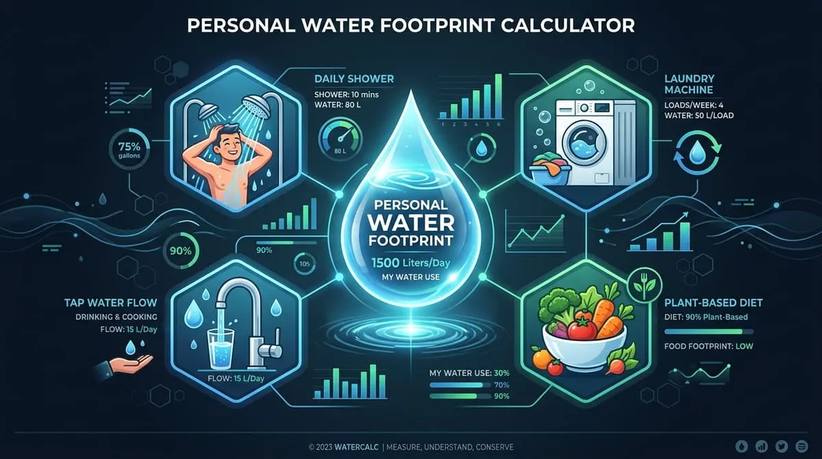 Personal Water Footprint Calculator Overview