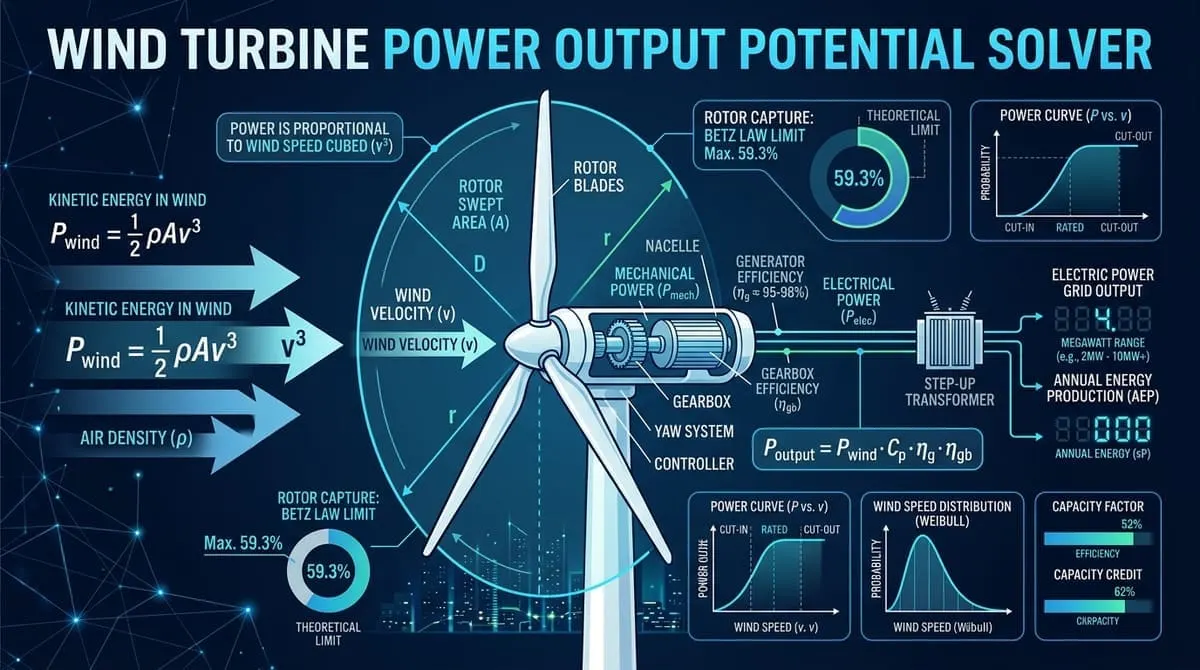 Wind Turbine Power Output Potential Solver Overview